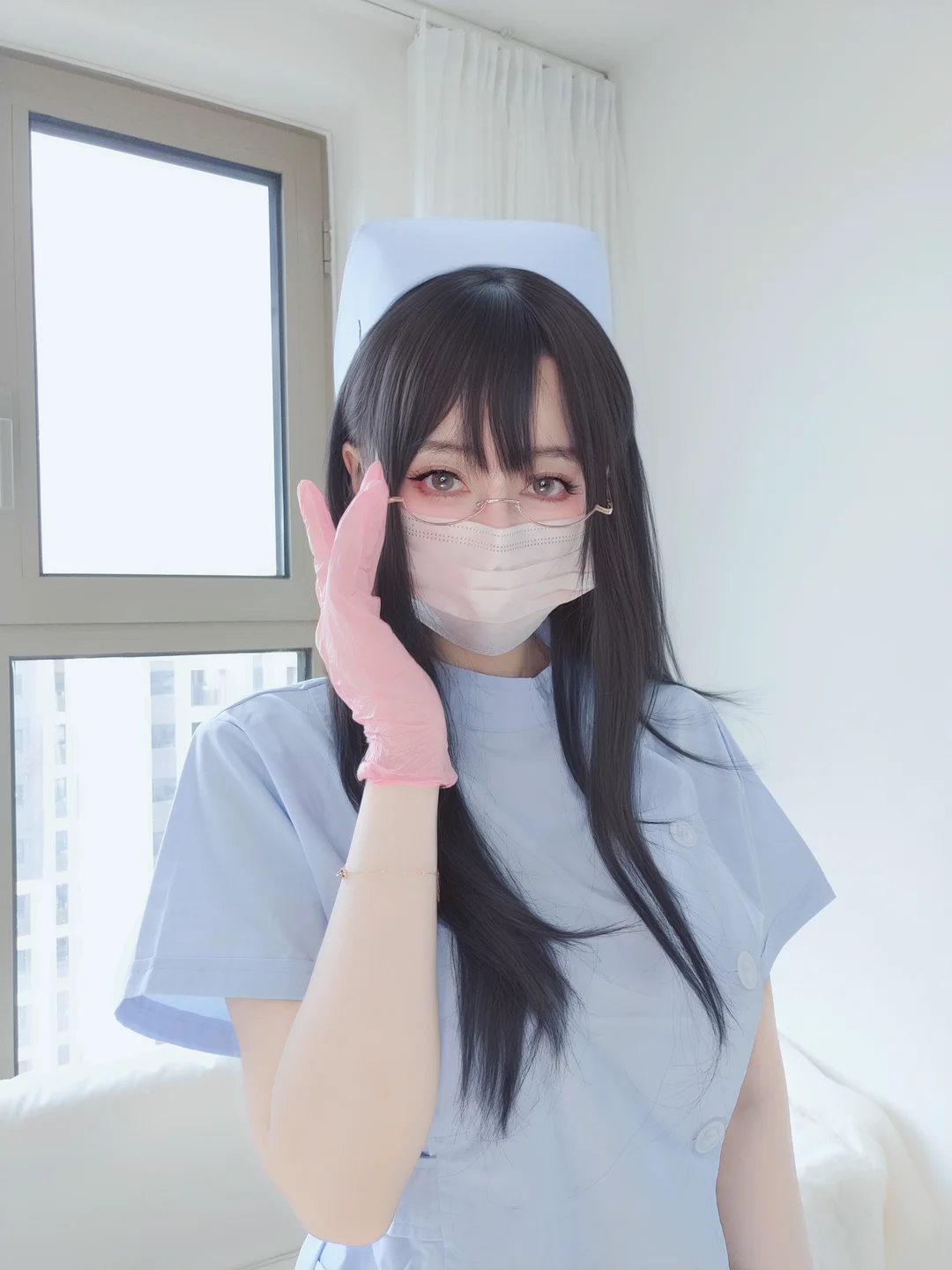 白银81 - 自摄Vol.95 蓝色护士 [162P,19V-3.13GB] tg@simisebaisi 【丝足阁】001.webp